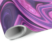 Galaxie-Kunstmuster Geschenkpapier (Rolleneckpunkt)