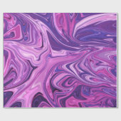 Galaxie-Kunstmuster Geschenkpapier (Flach)