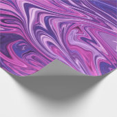 Galaxie-Kunstmuster Geschenkpapier (Ecke)