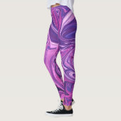 Galaxie-Kunstmuster Leggings (Links)