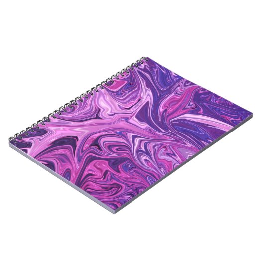 Galaxie-Kunstmuster Notizblock (Linke Seite)