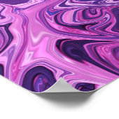 Galaxie-Kunstmuster Poster (Ecke)