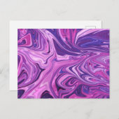 Galaxie-Kunstmuster Postkarte (Vorne/Hinten)