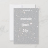 Galaxie laden einladung (Rückseite)