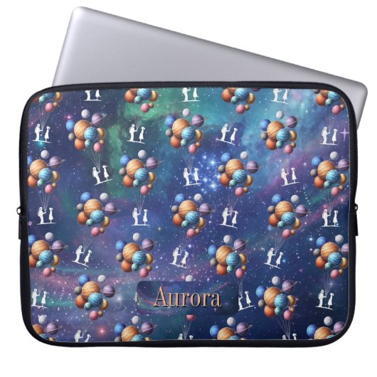 Galaxie Laptopschutzhülle (Vorderseite)