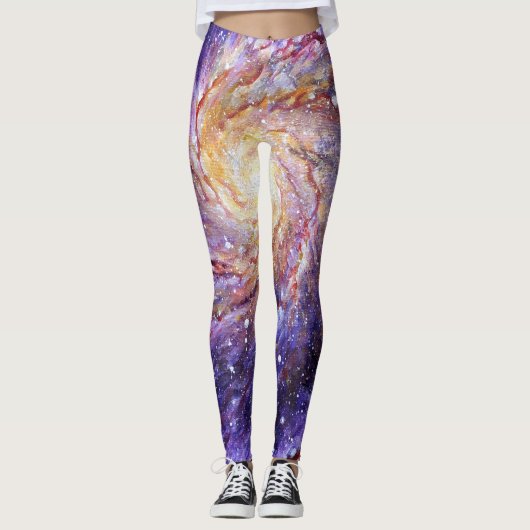Galaxie Leggings (Vorderseite)