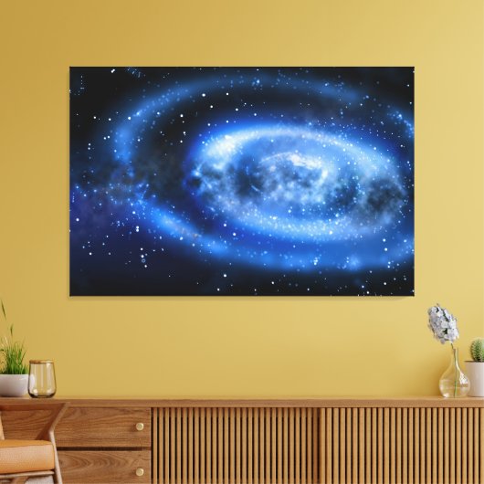 Galaxie Leinwanddruck (Insitu (Wohnzimmer))