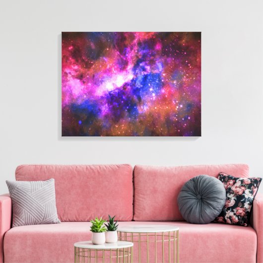 Galaxie Leinwanddruck (Insitu (Wohnzimmer))