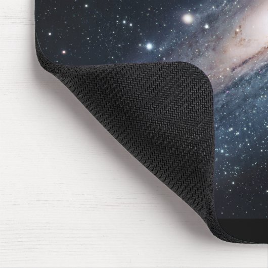 Galaxie M31 im Andromeda Mousepad (Ecke)