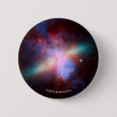 Galaxie M82 Button (Vorderseite)