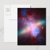 Galaxie M82 Postkarte (Vorne/Hinten)