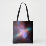 Galaxie M82 Tasche<br><div class="desc">Dieses Bild zeigt eine atemberaubende Ansicht einer Sternexplosiongalaxie, die durch Raumteleskope produziert wird. M82 ist eine Galaxie ungefähr 12 Million Lichtjahre von der Erde, die eine Explosion der Sternentstehung durchmacht. Röntgenstrahlen Chandra (vom blauen) Showgas, das weg von der Scheibe der Galaxie als Prämie der Sterne gesprengt wird, ist geboren. |...</div>