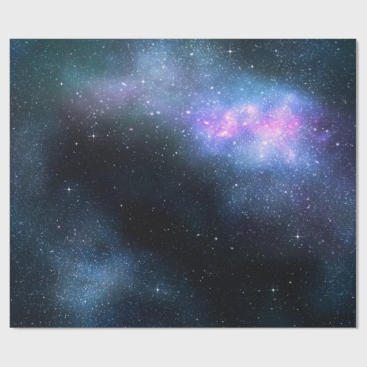 Galaxie-Milchstraße-Packpapier Geschenkpapier (Flach)