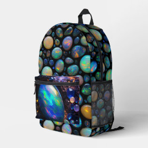 Galaxie mit bunten Steinen Bedruckter Rucksack