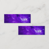 Galaxie mit Sternen im Weltraum Mini Visitenkarte (Vorne/Hinten)