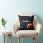 Galaxie mit Sternen und Planeten Kissen (Stuhl )