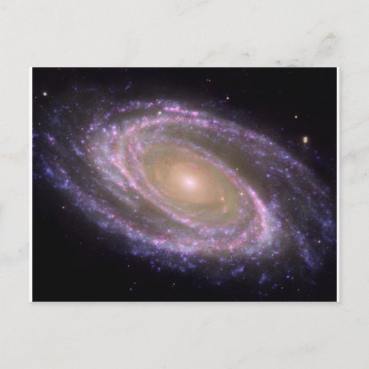 Galaxie Multiwellenlänge M81 Postkarte (Vorderseite)