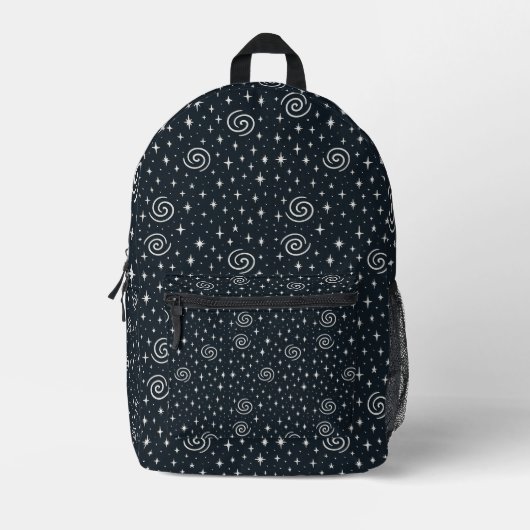 Galaxie-Muster Bedruckter Rucksack (Vorderseite)