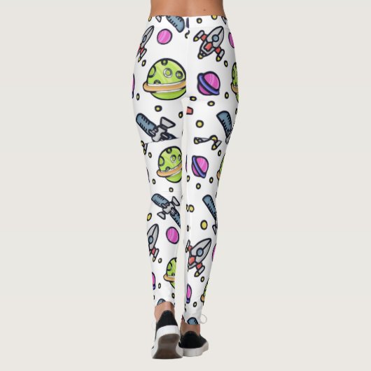 Galaxie-Muster Leggings (Rückseite)