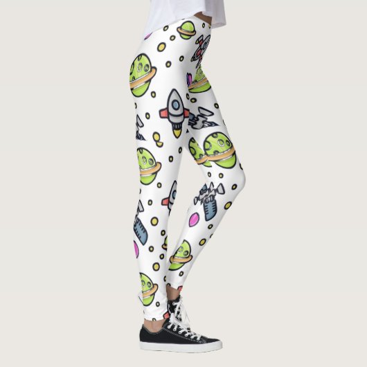 Galaxie-Muster Leggings (Rechts)