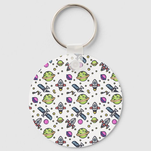 Galaxie-Muster Schlüsselanhänger (Vorderseite)