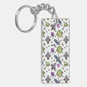 Galaxie-Muster Schlüsselanhänger (Vorderseite links)