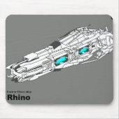 Galaxie-Nashorn Mousepad (Vorne)