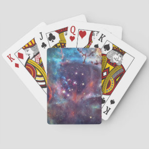 Galaxie Nebel Weltraum Bild. Spielkarten