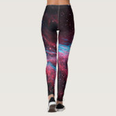 Galaxie-Nebelfleck hat Leggings in der Hauptrolle (Rückseite)