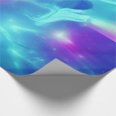 Galaxie Nebula Art Geschenkpapier (Ecke)