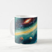 Galaxie/Nebula Themed Tasse (Vorderseite Links)