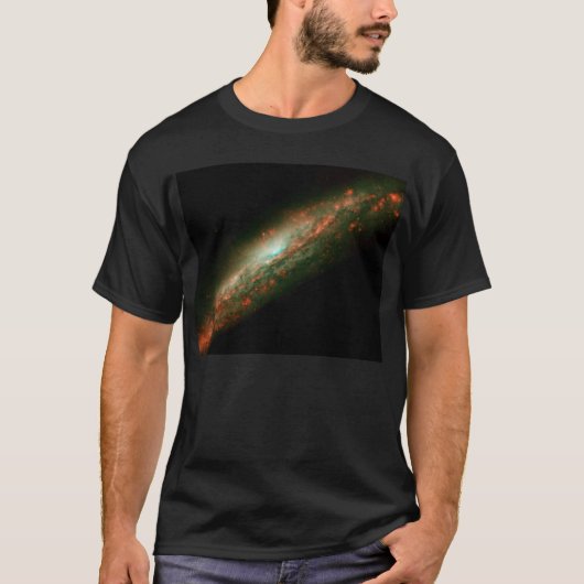 Galaxie NGC 3079 T-Shirt (Vorderseite)