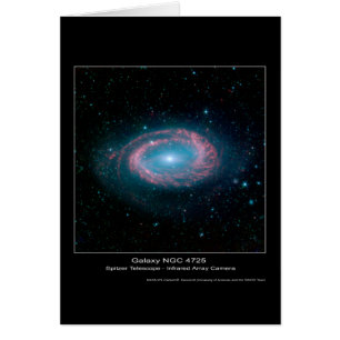 Galaxie NGC 4725 - Spitzer Weltraumteleskop -