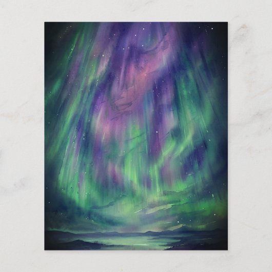 Galaxie Nördliche Lichter Äußere Himmelssterne (Rückseite)