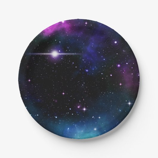 Galaxie Pappteller (Vorderseite)