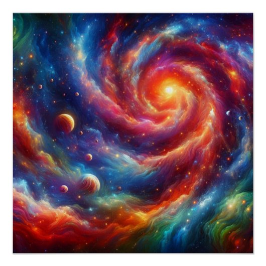 Galaxie Poster (Vorderseite)