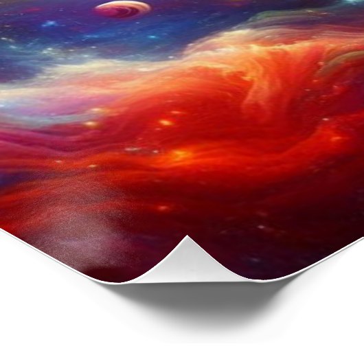 Galaxie Poster (Ecke)