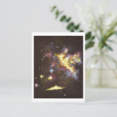 Galaxie Postkarte (Stehend Vorderseite)
