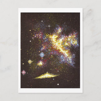 Galaxie Postkarte