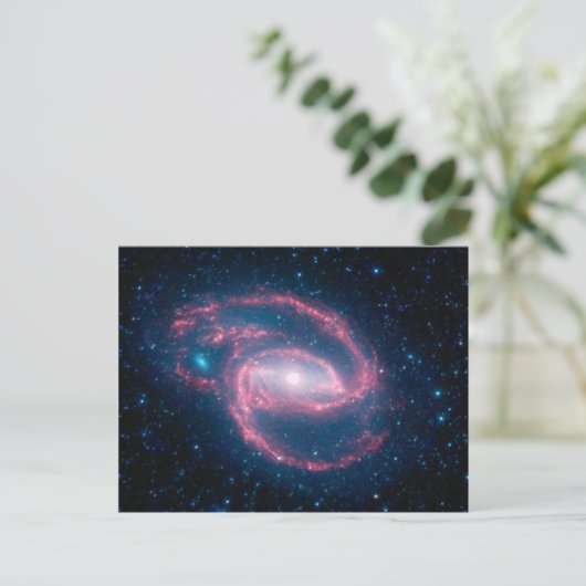 Galaxie Postkarte (Stehend Vorderseite)