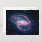 Galaxie Postkarte (Vorne/Hinten)