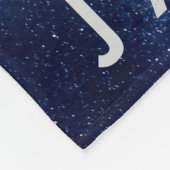 Galaxie • Raum-Hintergrund mit Namen Fleecedecke (Ecke)