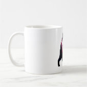 Galaxie-Raum-Katze Kaffeetasse (Links)