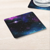 Galaxie Rechteckiger Pappuntersetzer (angewinkelt)