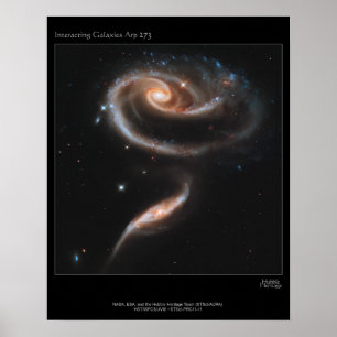 Galaxie-Rose Poster