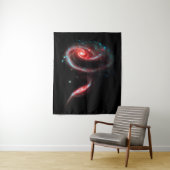 Galaxie Rose Rotes Medium Wandteppich (Beispiel)