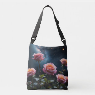 Galaxie-Rose Tragetaschen Mit Langen Trägern