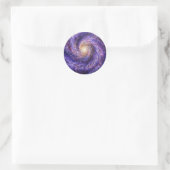 Galaxie Runder Aufkleber (Tasche)