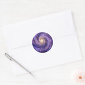 Galaxie Runder Aufkleber (Umschlag)