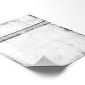 'Galaxie' Schwarz-Weiß-Abstrakte Kunst-Poster Poster (Ecke)